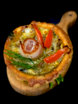 Киш с беконом