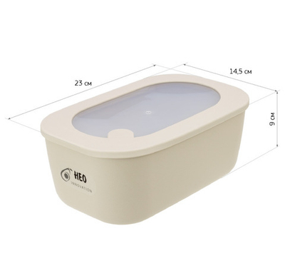 Ёмкость для продуктов герметичная НЕО 1,6л с паровыпускным клапаном М1392