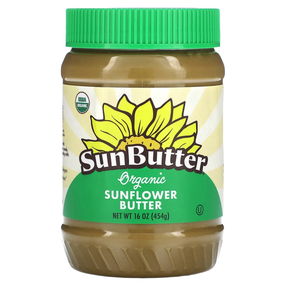 SunButter, Органическое подсолнечное масло, 454 г (16 унций)