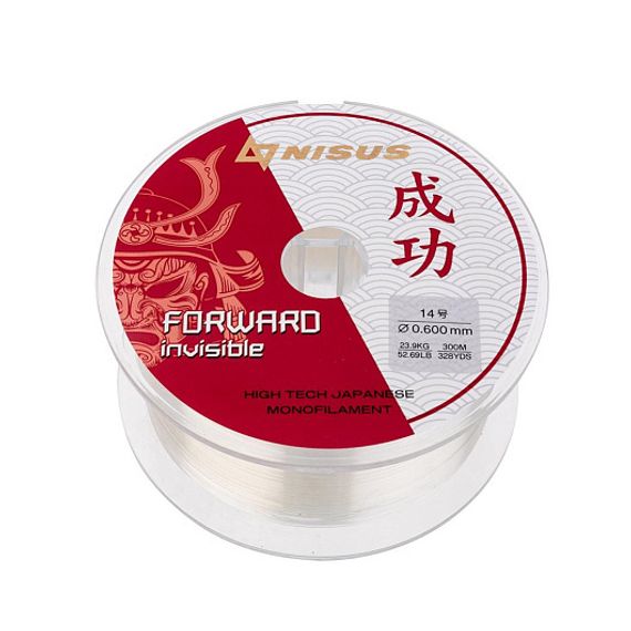 Леска FORWARD Invisible 0,60mm/300m Nylon Transparent (N-FI-060-300) Nisus