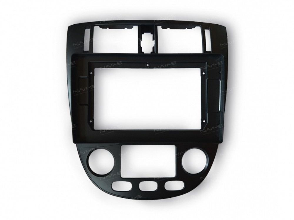 Комплект рамки с разъёмами 10" Chevrolet Lacetti седан, Daewoo/Ravon Gentra (черная климат) - Car-Smart 3044CL