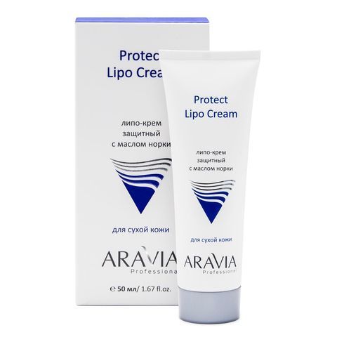 Липо-крем защитный с маслом норки Protect Lipo Cream, 50 мл, ARAVIA Professional