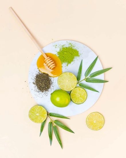 Лимонад матча с медом (Matcha lemonade & Honey)