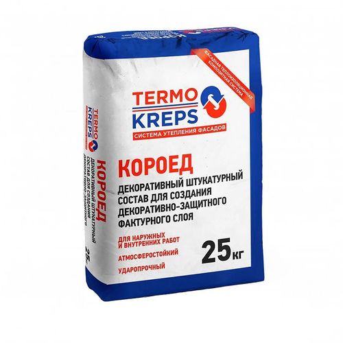 Штукатурка декоративная TermoKreps Minerix Короед 2,5 мм, 25 кг
