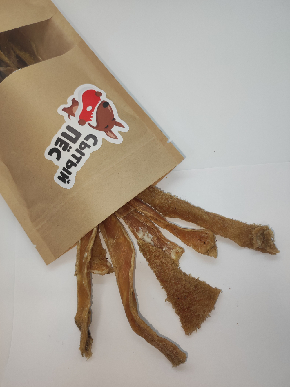 Лакомства для собак Сытый пёс / Рубец говяжий очищенный / 300 грамм