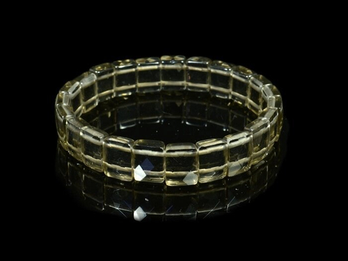 Браслет граненый 12*9мм из топаза