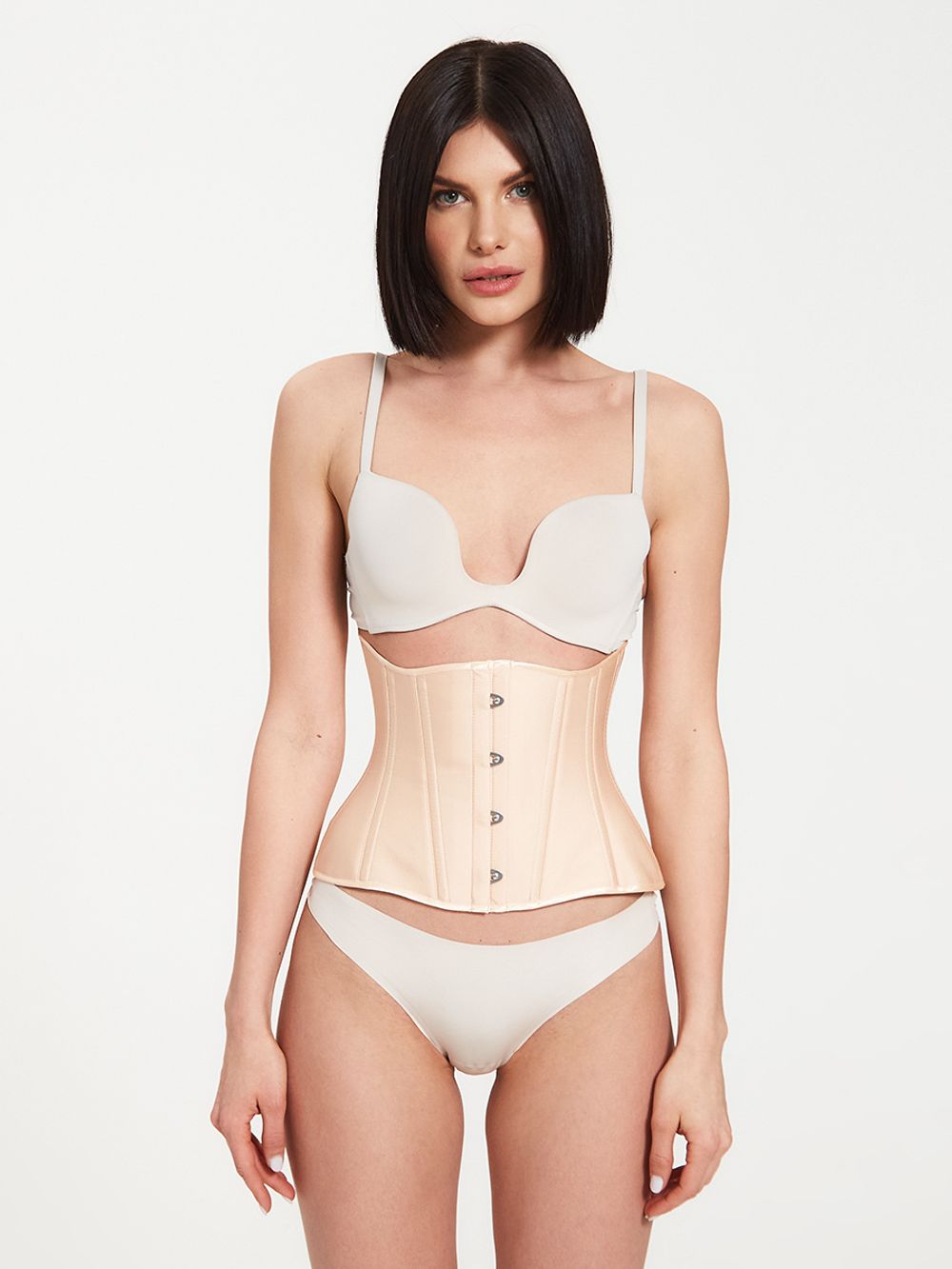 Хлопковый корсет для безупречной осанки в цвете нюд