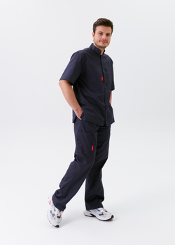 Топ медицинский унисекс Хэритаж, ртуть хлопок