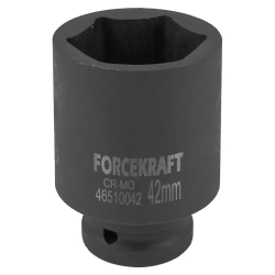 Головка ударная глубокая 3/4'', 42мм (6гр.) FORCEKRAFT FK-46510042