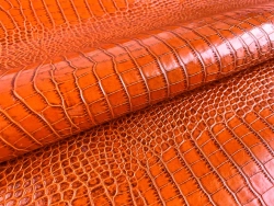 Crocco Bagon Orange (0,8-1,0 мм), цв. Оранжевый, натуральная кожа