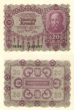 20 крон 1922 Австрия