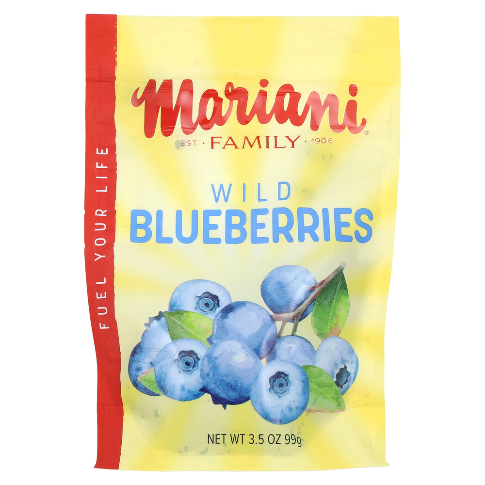 Mariani Dried Fruit, дикорастущая голубика, 99 г (3,5 унции)