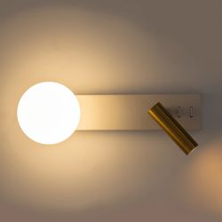 Citilux Декарт CL704450 LED Светильник с выключателем Белый+Бронза