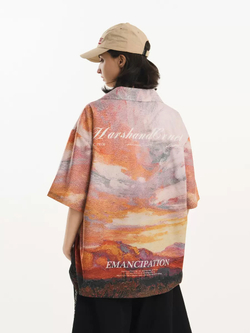Рубашка HARSHandCRUEL "Great Sunset" Short Sleeve Shirt