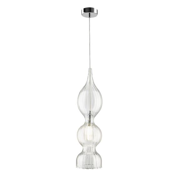Подвесной светильник Crystal Lux Iris SP1 B Transparent