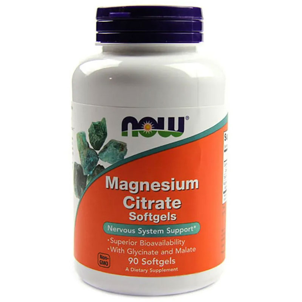NOW Magnesium Citrate 134 мг. (90 капс.)