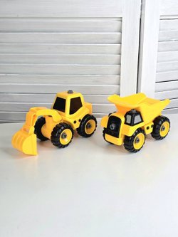 Конструктор с отверткой "Набор машинок из серии Спецтехника" (200508922)