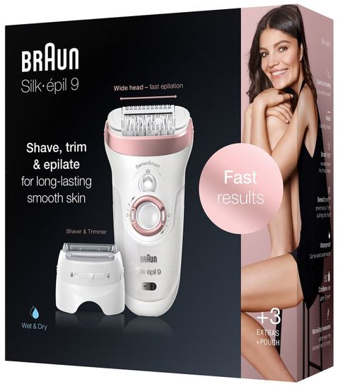 Эпилятор Braun 9-720 Silk-epil 9 SensoSmart, white