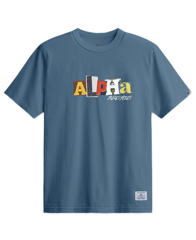 Футболка Alpha Industries Alpha Ransom Tee Синяя