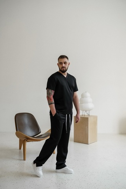 Брюки спорт трикотаж