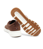 кожаные кроссовки Tommy Hilfiger - коричневый(FM0FM04213)