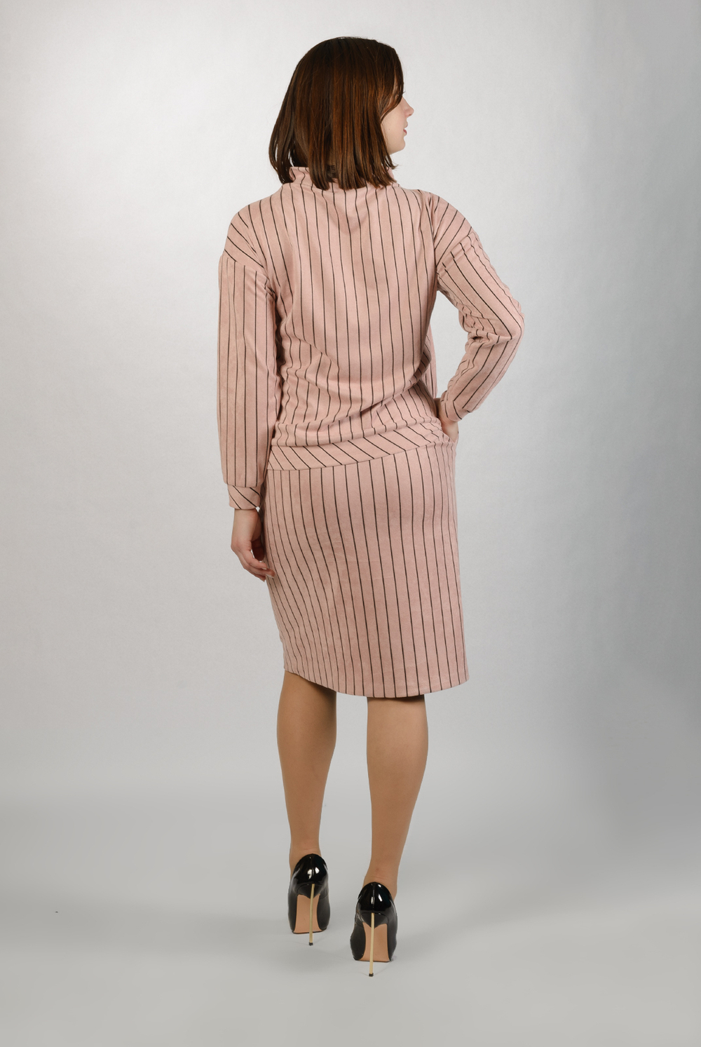 Трикотажный костюм 2764АП, розовый #120Р222764АП