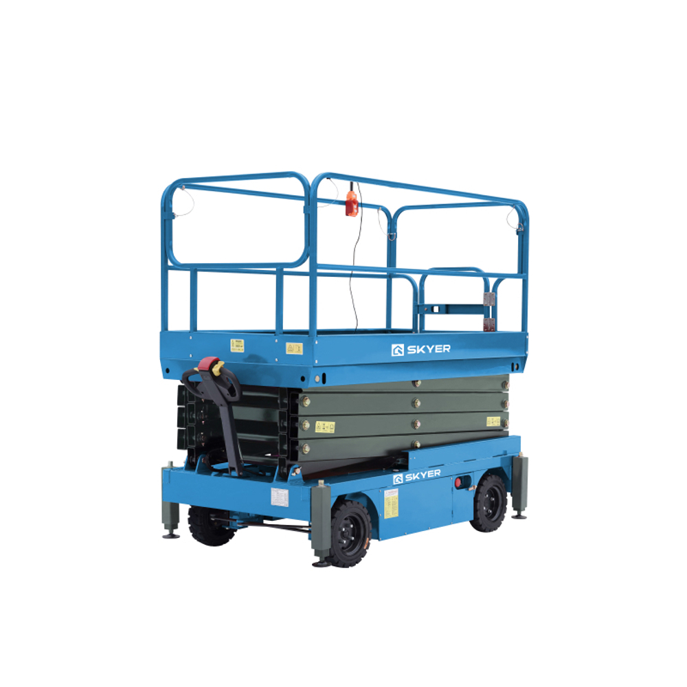 Подъемник самоходный электрический ножничный ведомый SKYER SPF1305