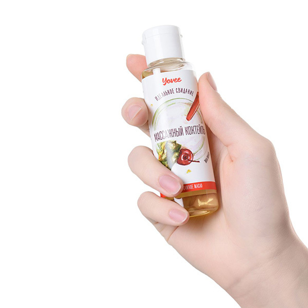 Масло для массажа с ароматом пина колады ToyFa Yovee Массажный коктейль 50мл