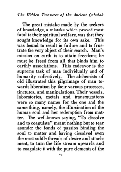 The hidden treasures of the ancient Qabalah. Volume 1. The transmutation of passion into power | Elias Gewurz
