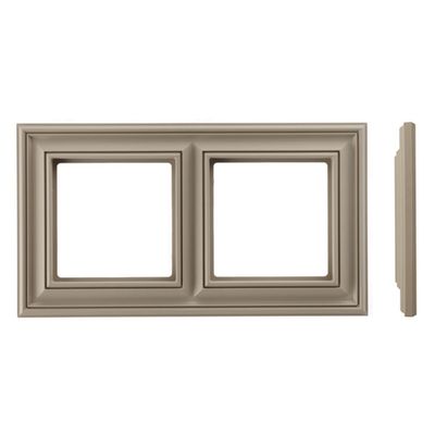 Рамка 2 поста LIREGUS RETRO K14-345-02.R/ONC кремовая матовая