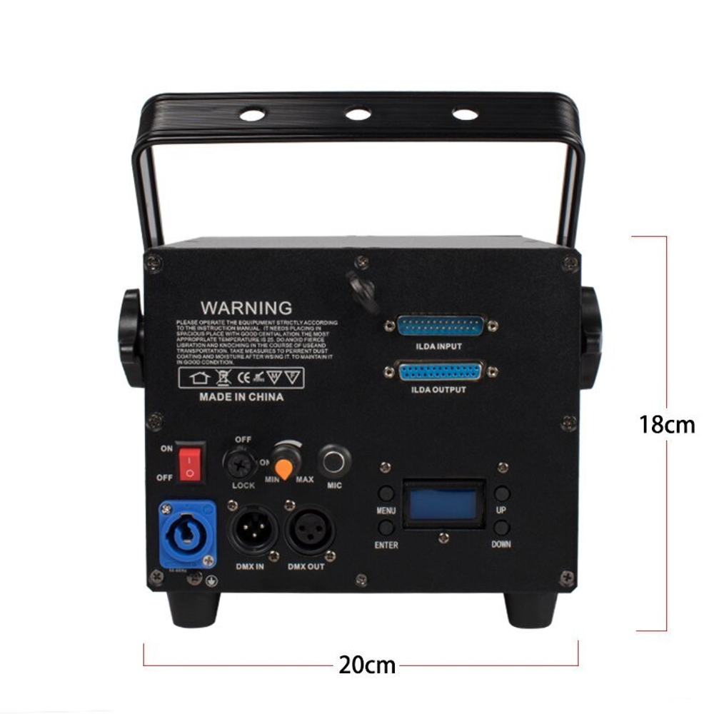 Полноцветный лазерный проектор 3W RGB