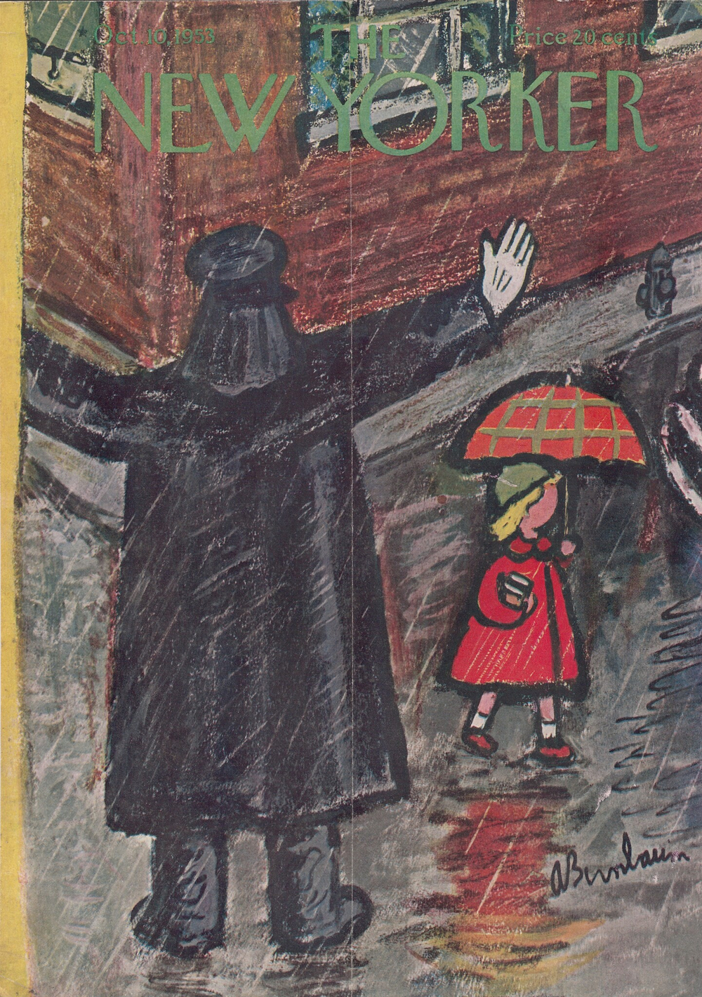 Журнал The New Yorker 10-10-1953, обложка