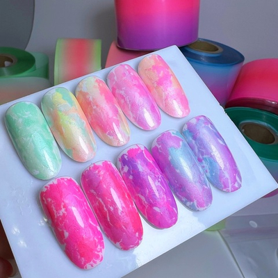 Zoo nail Фольга переводная Неон 1693, 4*50см