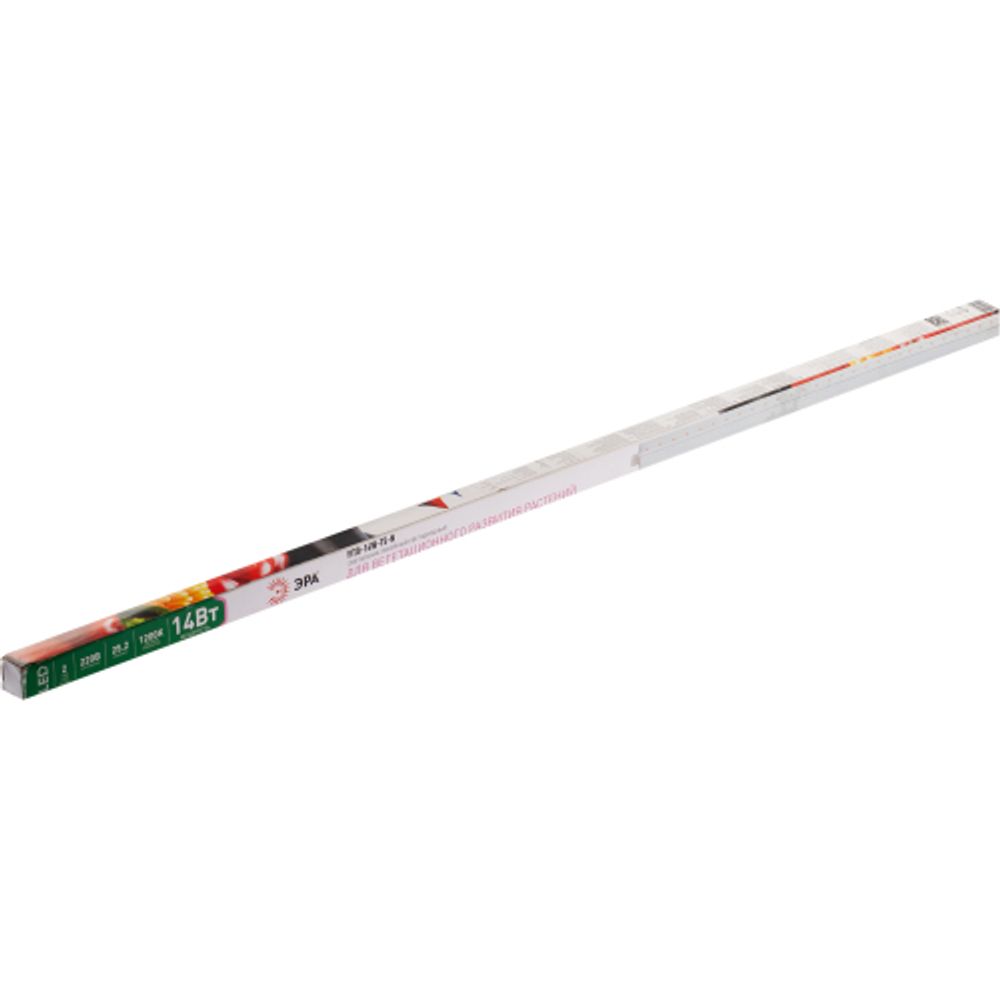 Светильник для растений, фитолампа светодиодная линейная ЭРА FITO-14W-Т5-N красно-синего спектра 14 Вт Т5