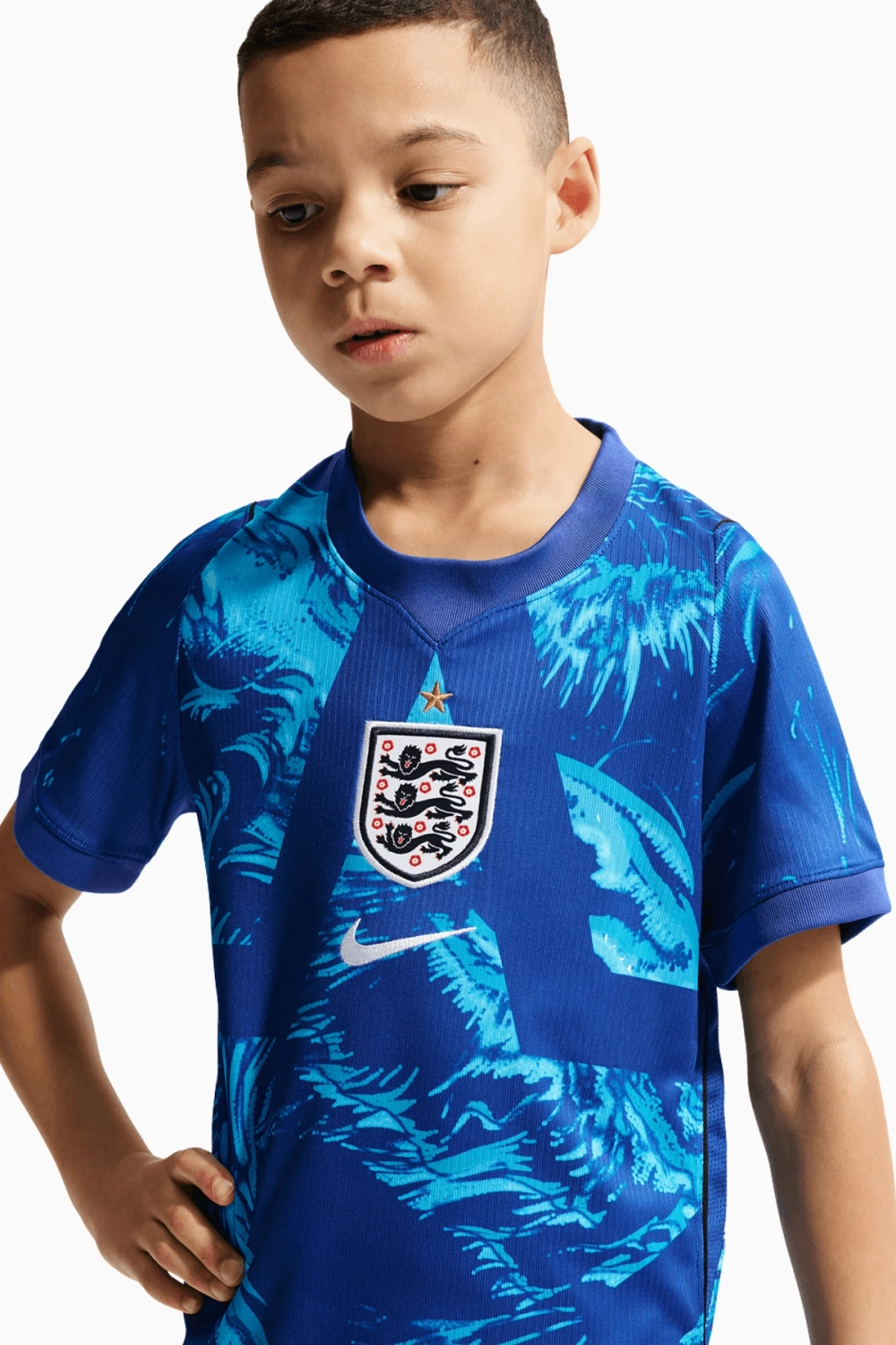Футболка Nike England 2026 Goalkeeper Stadium Junior - синий