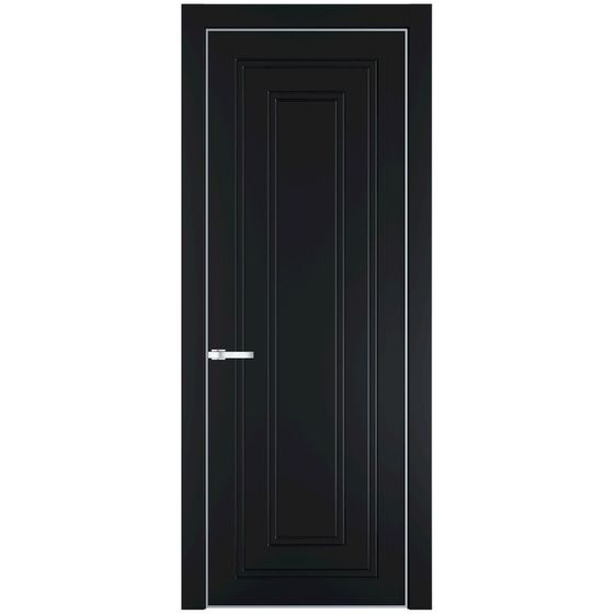 Profil Doors 28PA блэк профиль серебро