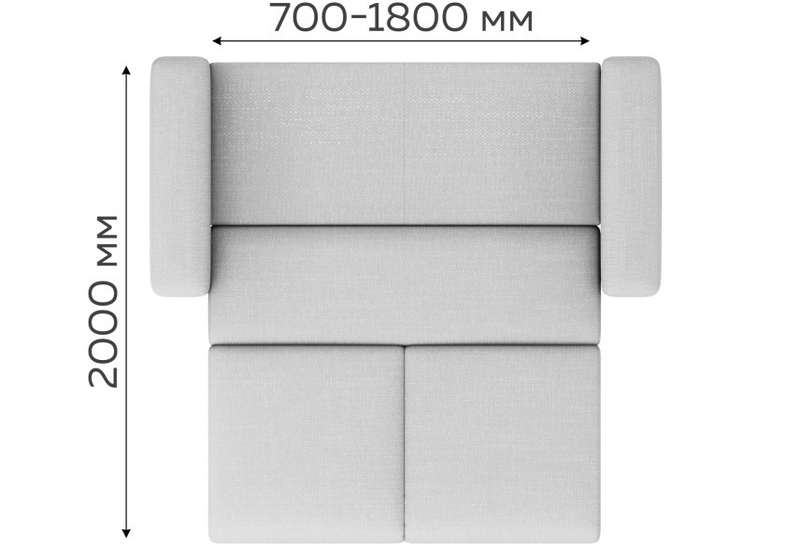 Прямой диван-кровать Артек-2