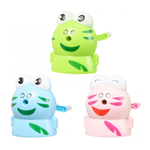 Точилка механическая Basir, одинарная, серия "Лягушонок", фигурный корпус, 10.5*8.5 см