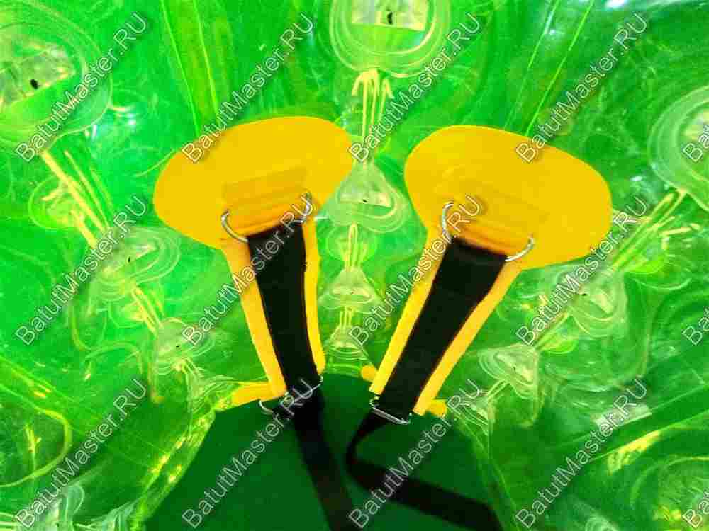 Бампербол «Желто-прозрачный» ПВХ, диаметр 1 м