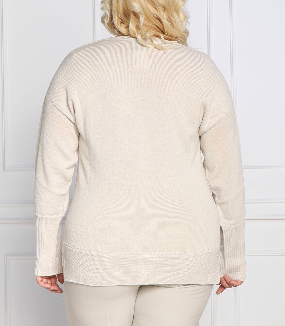 кардиган moka plus size Persona by Marina Rinaldi - бежевый(1343142)