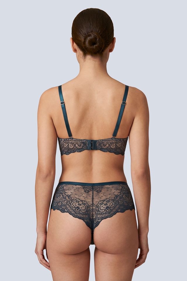 Темно-зеленый бюстгальтер пуш ап Marea 262226