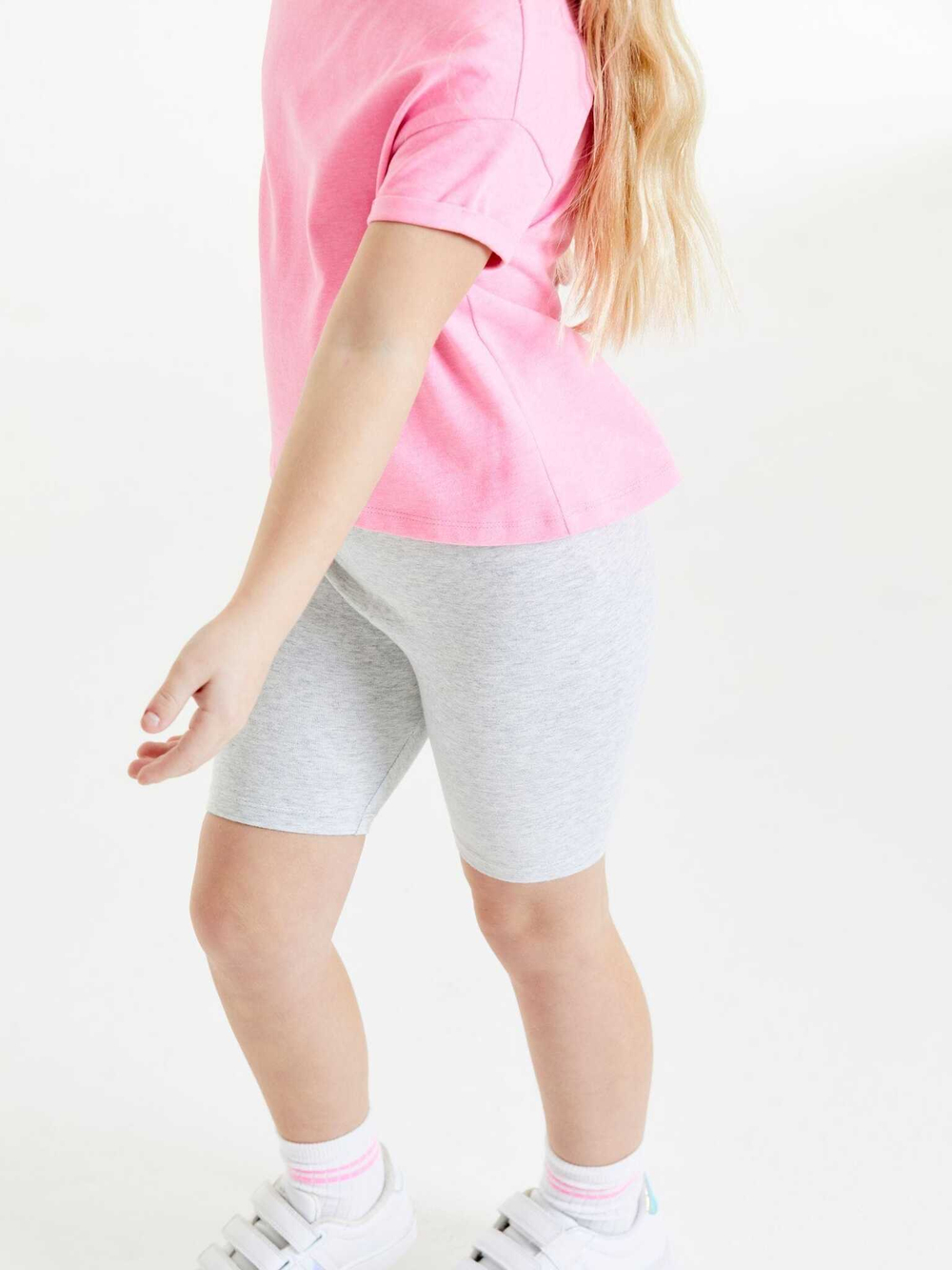 Шорты-велосипедки для девочки Next 215-354, Светло-серый