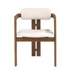 Стул 4194 из ткани белого цвета