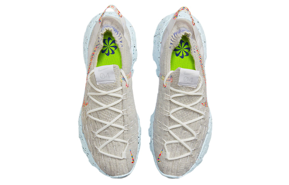 Кроссовки Nike Space Hippie 04 "White Multi" (Женская размерная сетка)