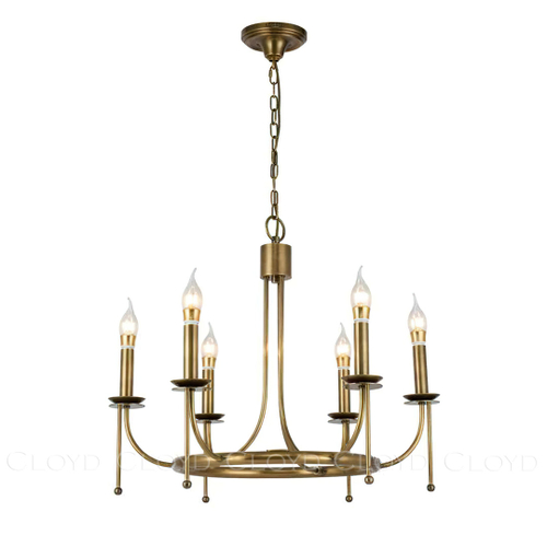 Люстра Cloyd MIDGARD C6 / Ø68 см - латунь (арт.11696)