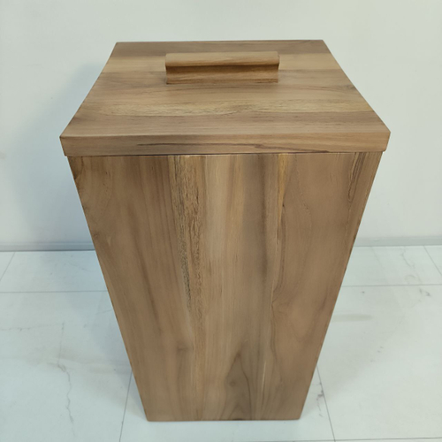 Корзина для белья из массива тика 50070 Адика (35*35*60)