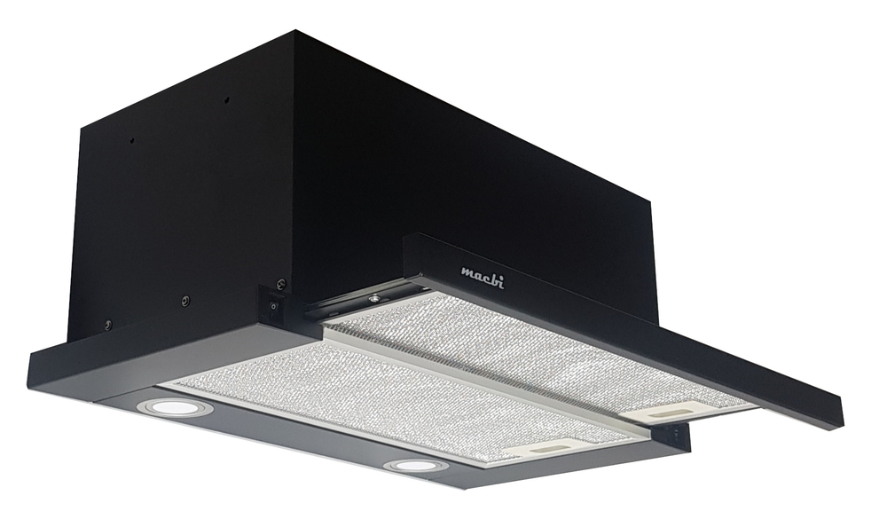 Вытяжка встраиваемая MACBI MTF 60-3 black 60см черная 800м3