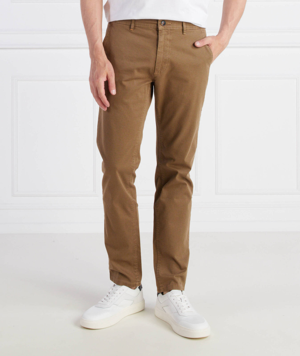 Брюки Chino BOSS ORANGE - хаки(50494351)