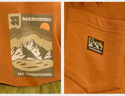 Футболка Nothomme Mountain Orange