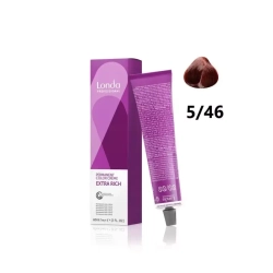 Londa Color стойкая крем-краска, 5/46 светлый шатен медно-фиолетовый micro reds, 60мл
